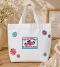 Strawberry Floral 'Tis So Sweet To Trust In Jesus' Tote Bag