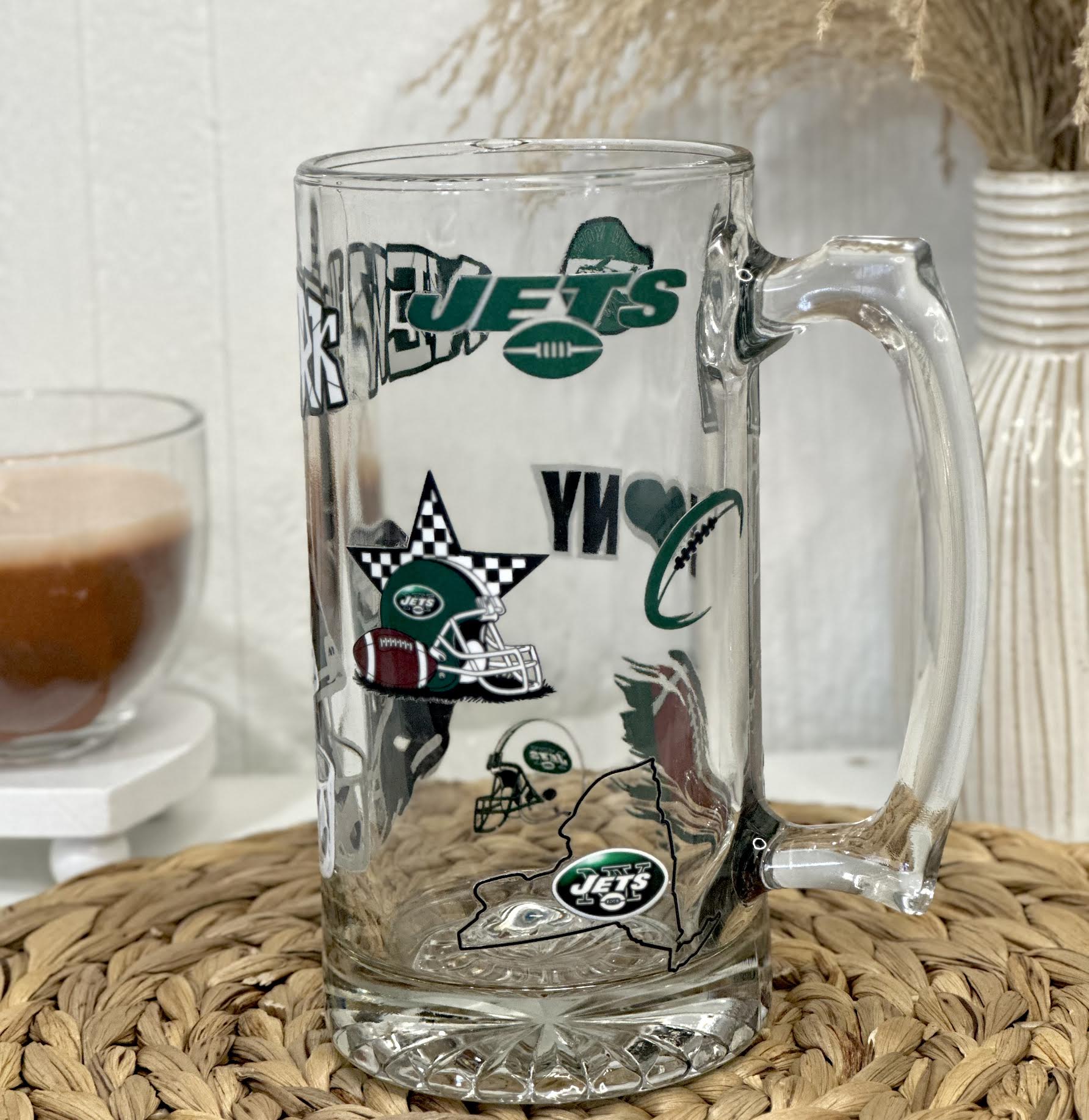 New York Football Beer Mug
