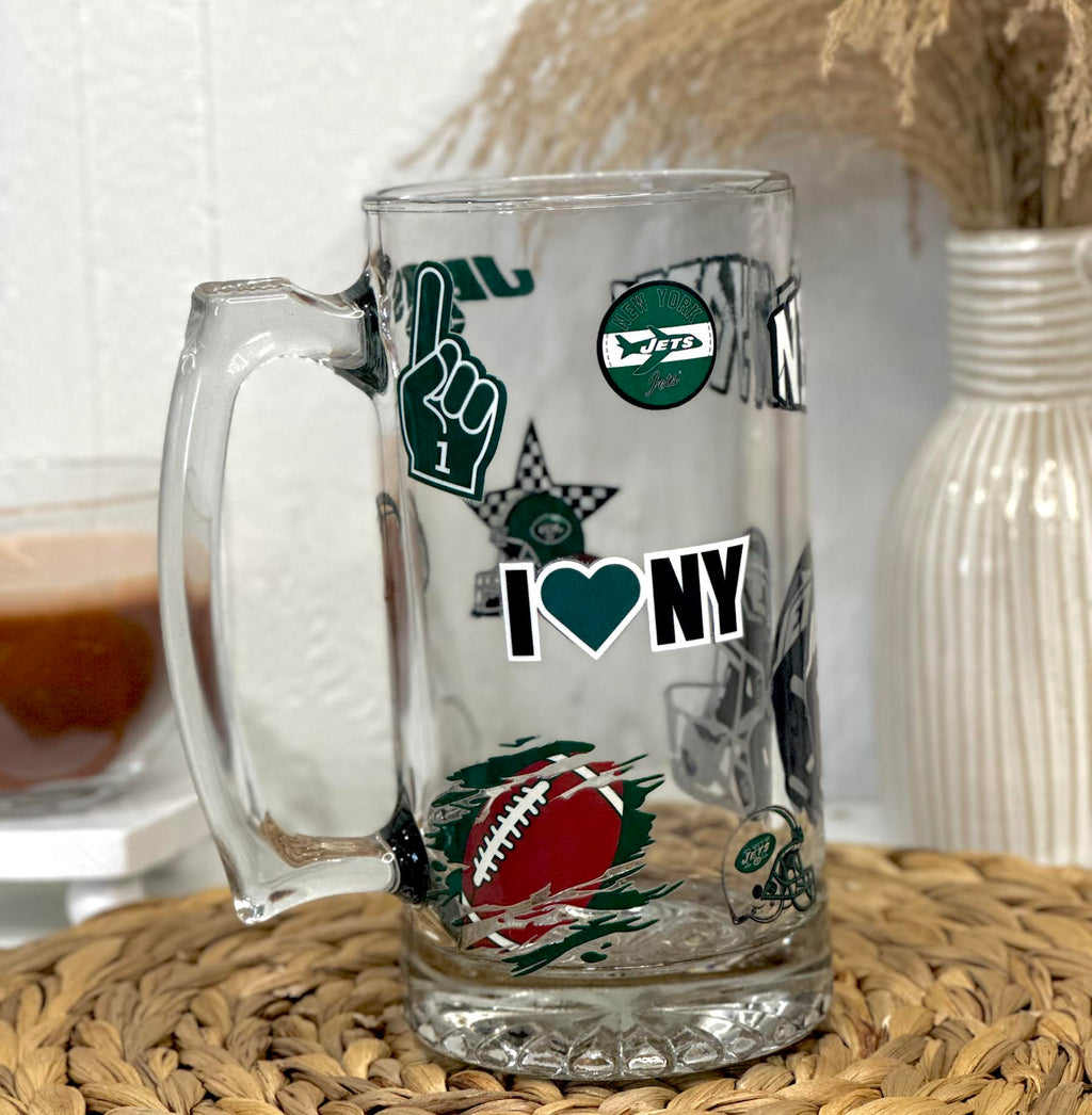 New York Football Beer Mug