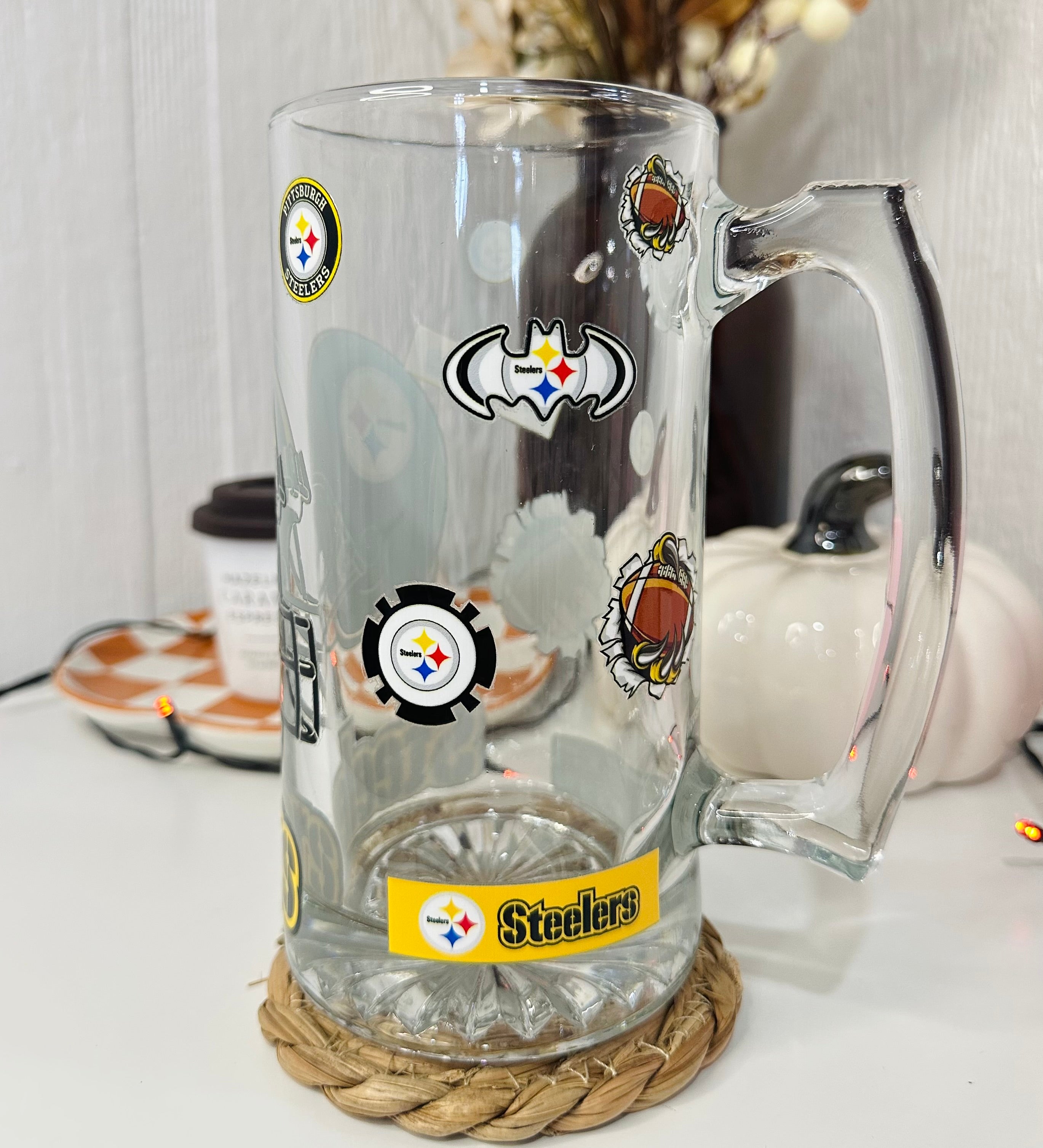 Pittsburgh Football Beer Mug