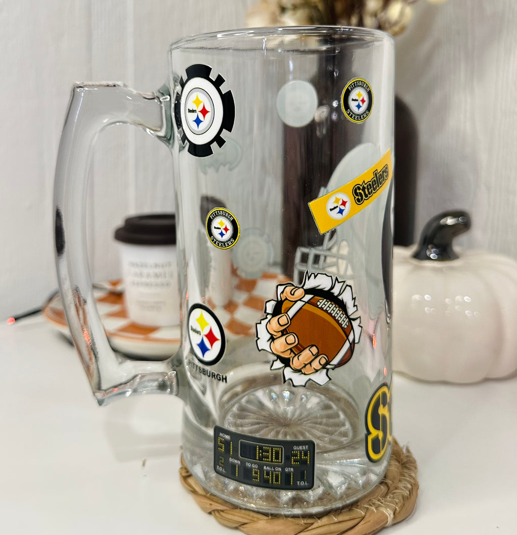 Pittsburgh Football Beer Mug
