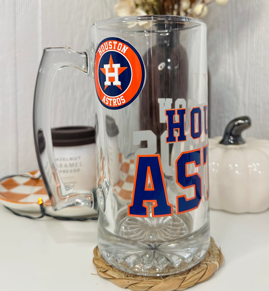 Houston Baseball Beer Mug