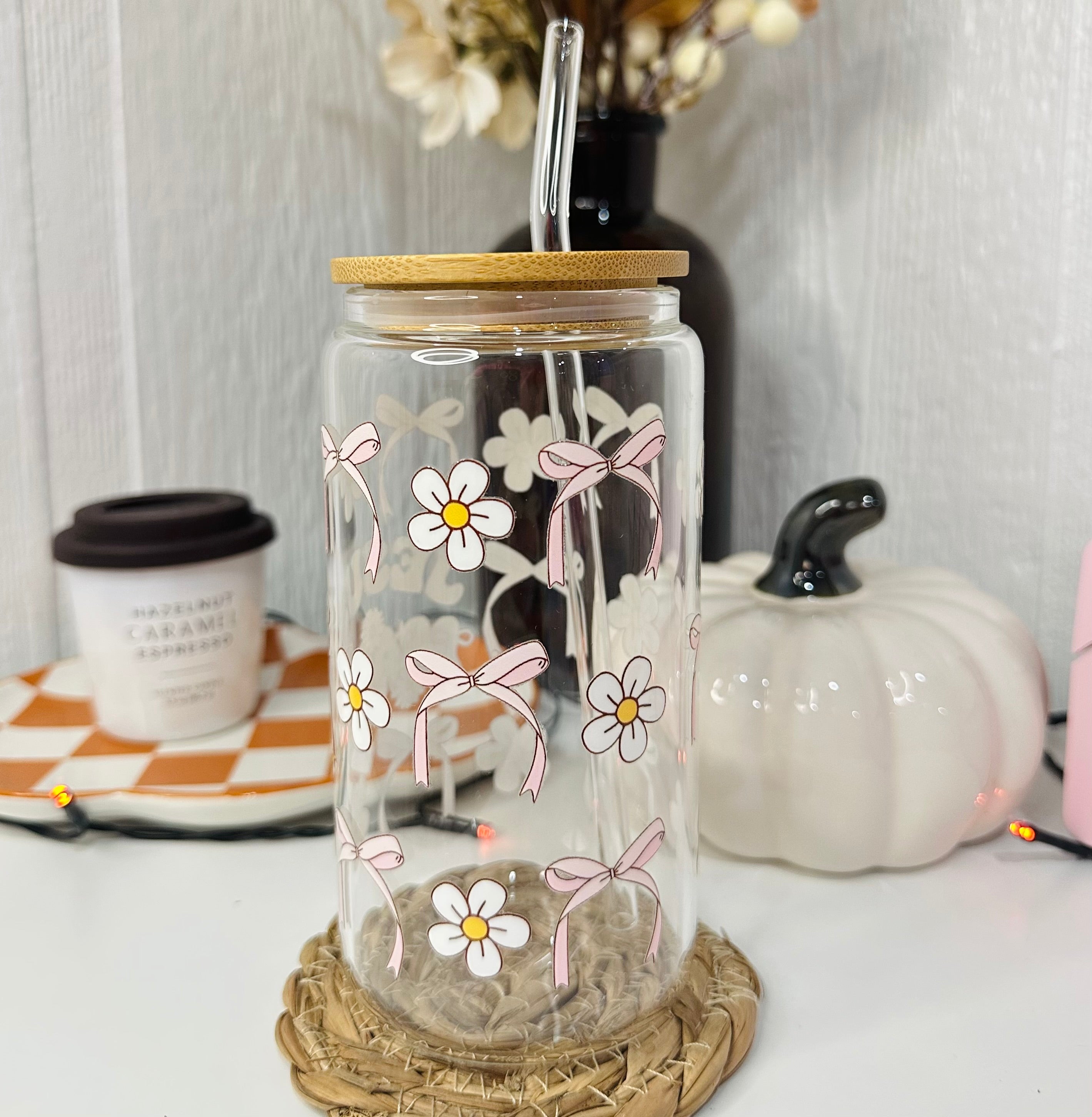 Jesus Mama Coquette Glass Cup