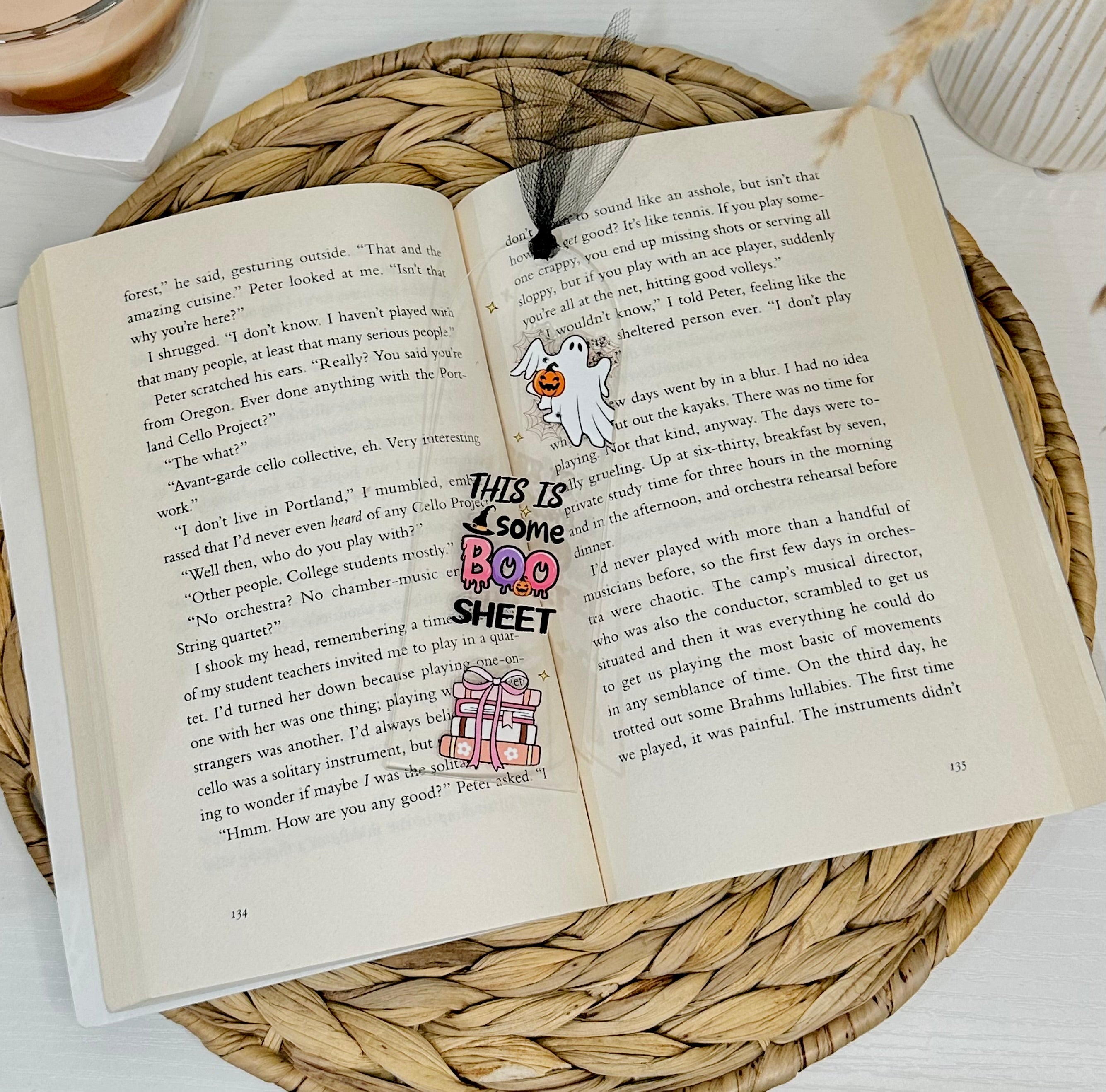 Boo Sheet Ghost Bookmark