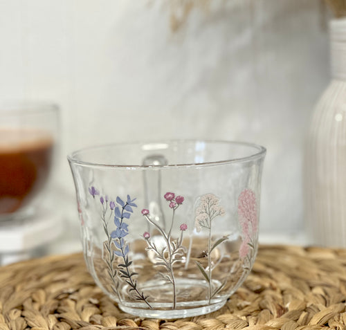 Colorful Vintage Floral Coffee Mug