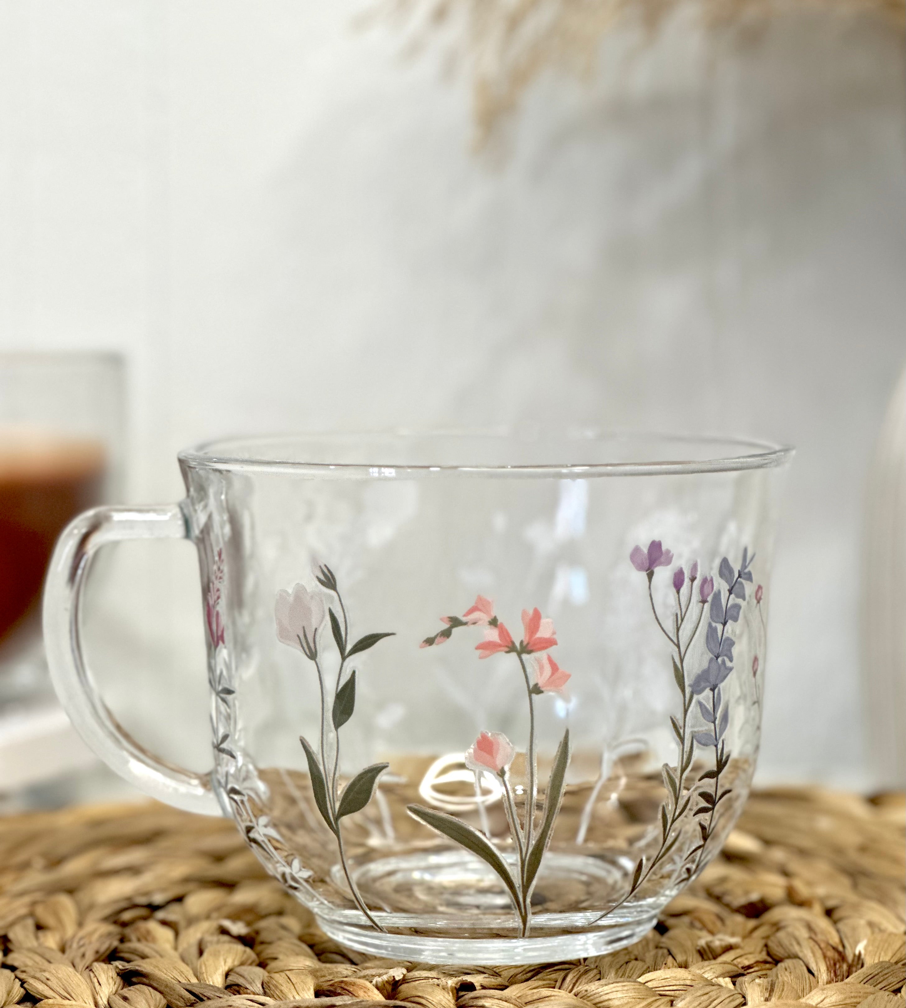 Colorful Vintage Floral Coffee Mug
