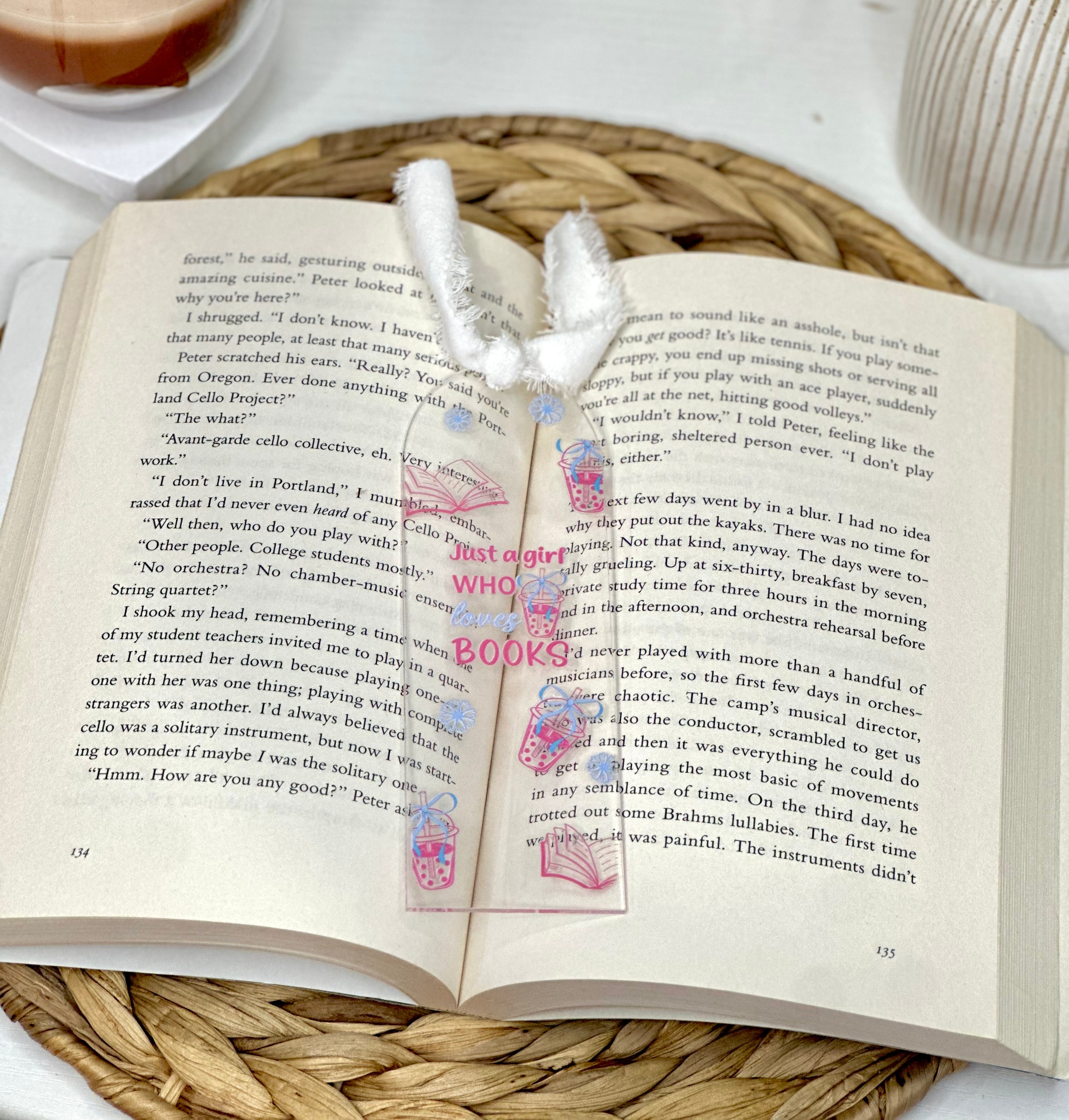 Just A Girl Who Loves Books Bookmark