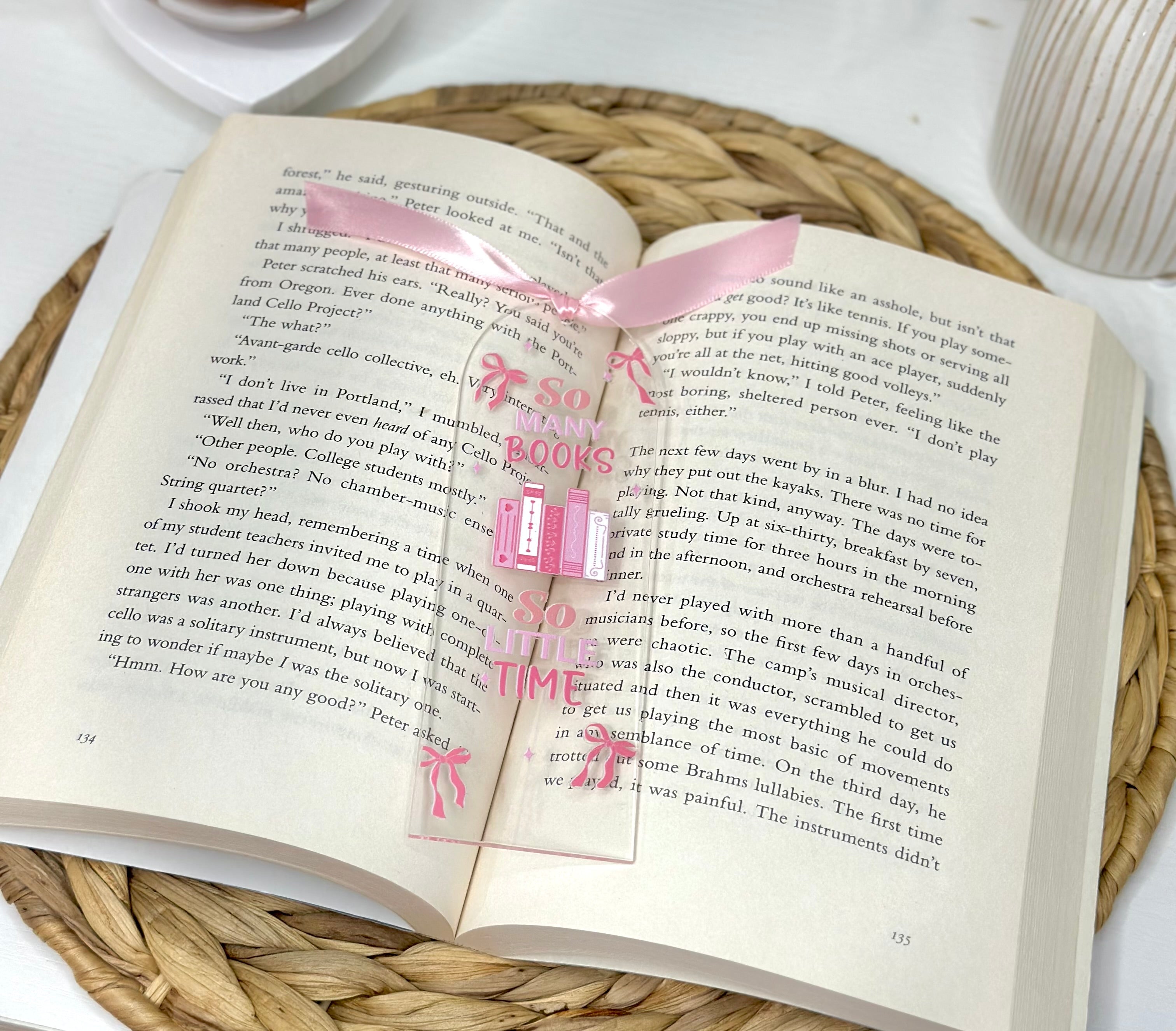 So Many Books So Little Time Coquette Bookmark
