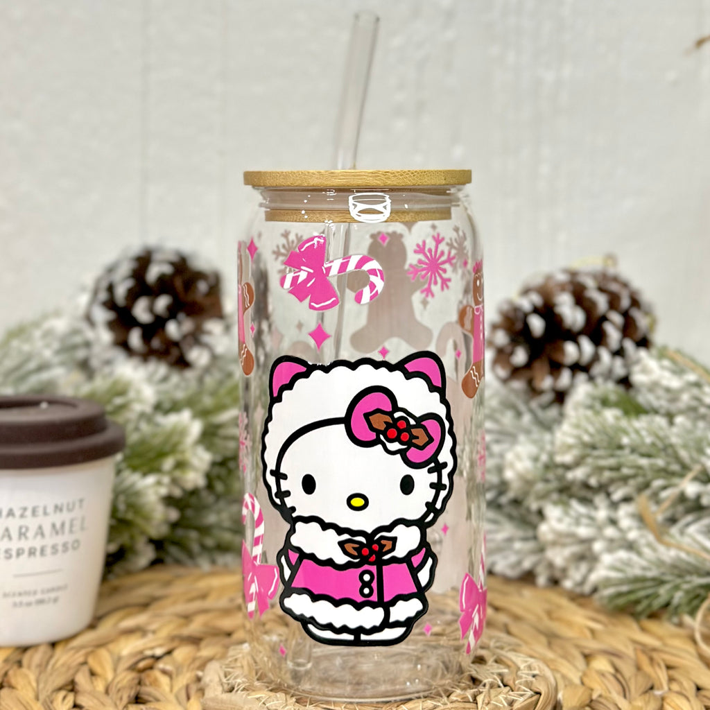 HK x Gingerbread Christmas Glass Cup