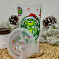 Christmas Green-Furred Creature Plastic Cup