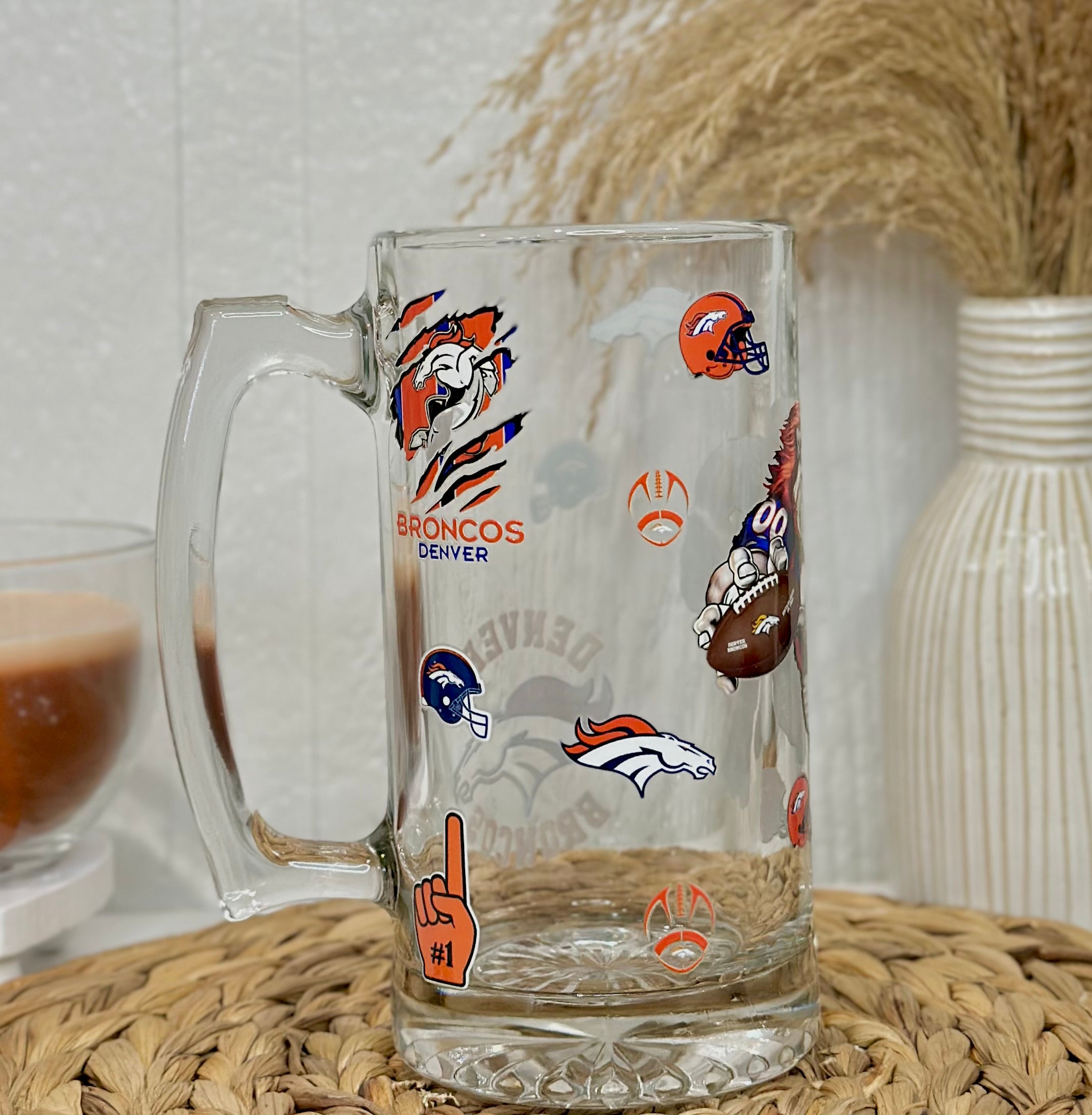 Denver Football Beer Mug