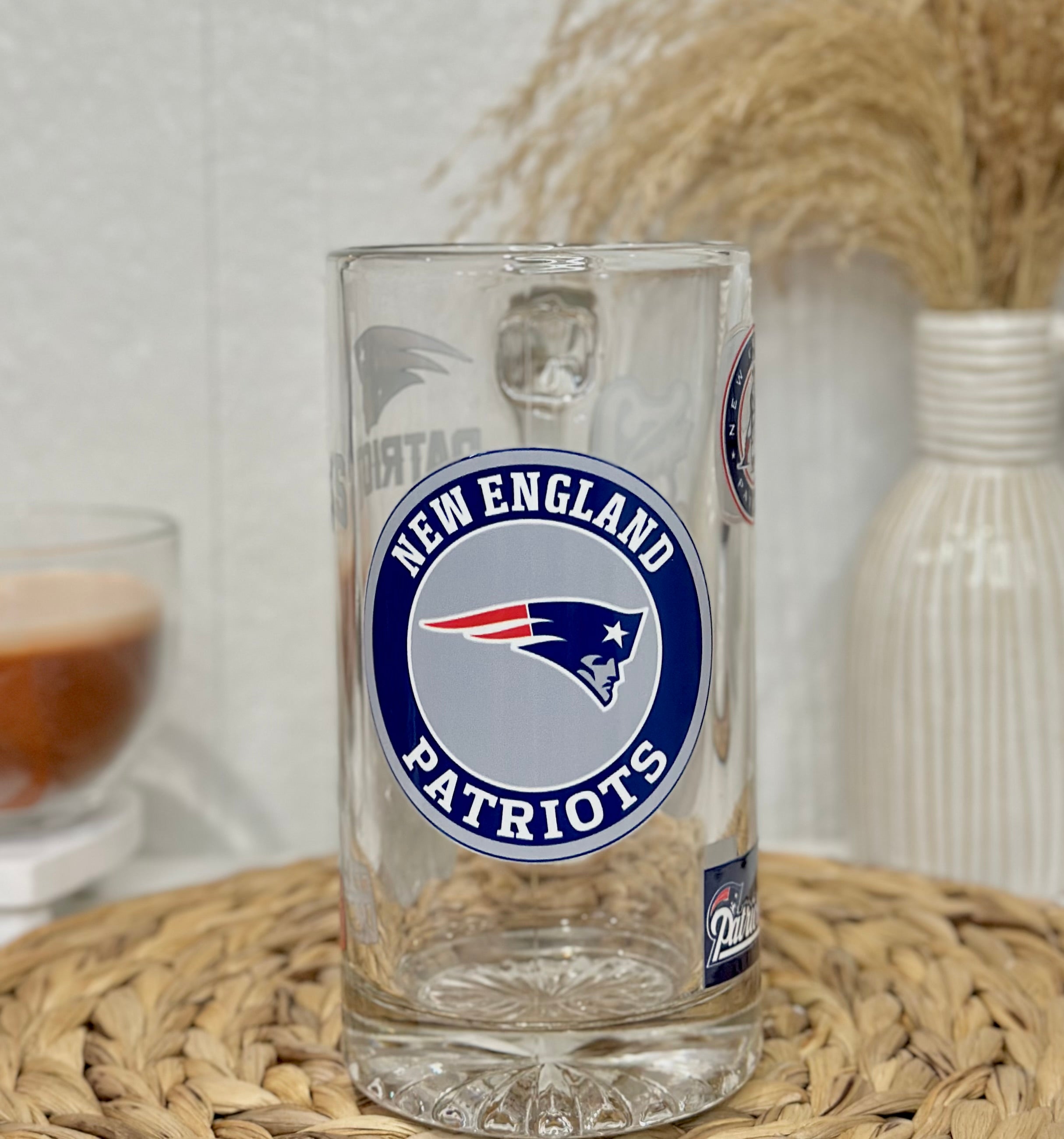 New England Football Beer Mug