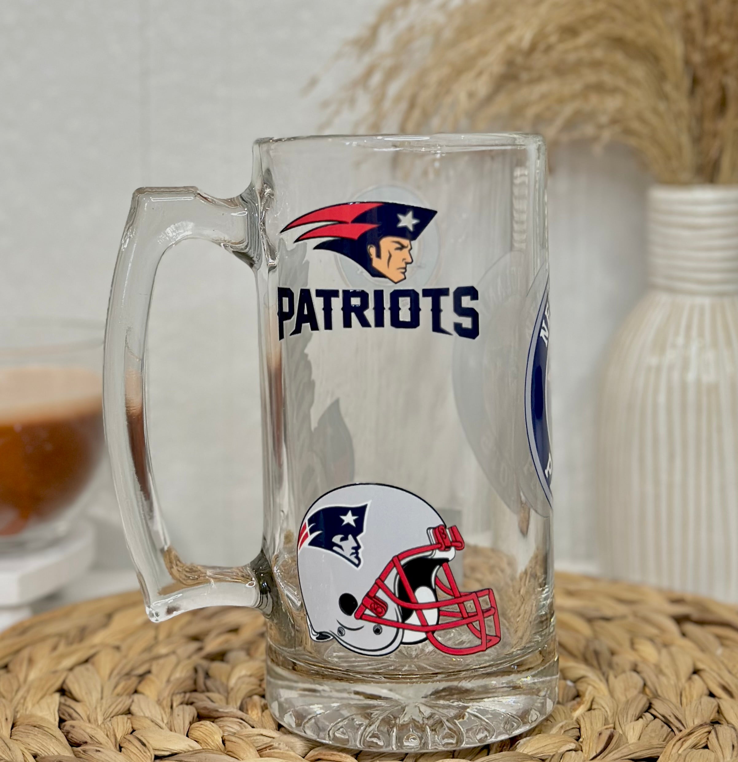 New England Football Beer Mug