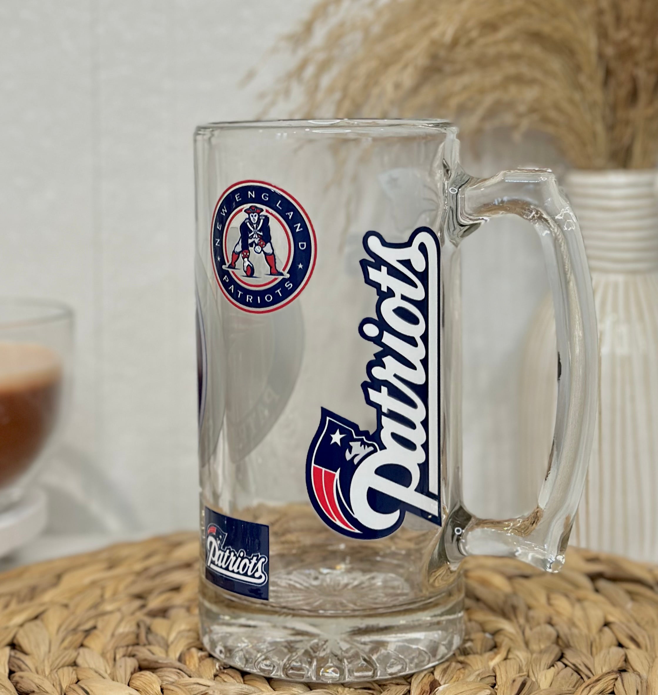 New England Football Beer Mug