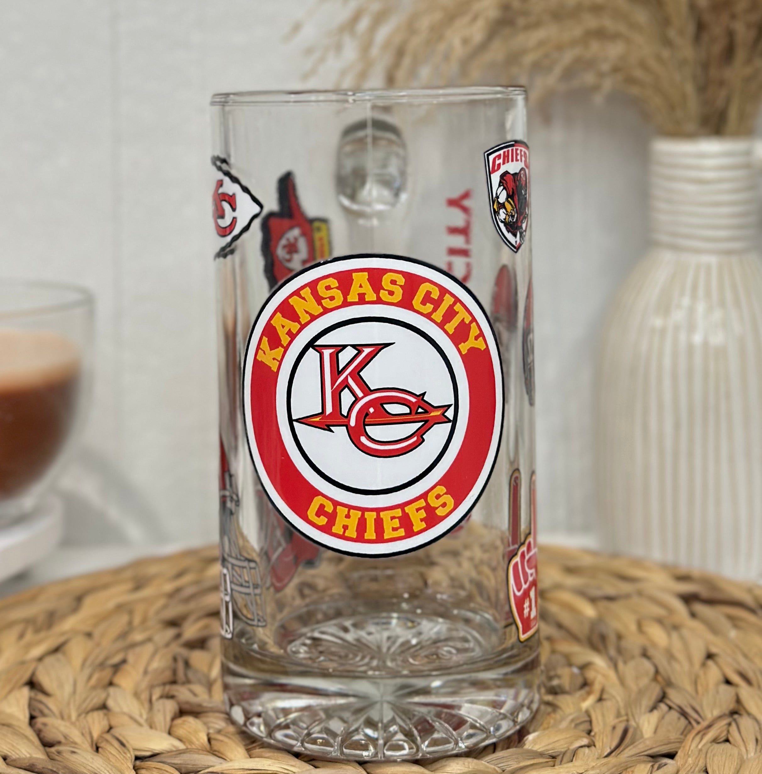 Kansas Football Beer Mug